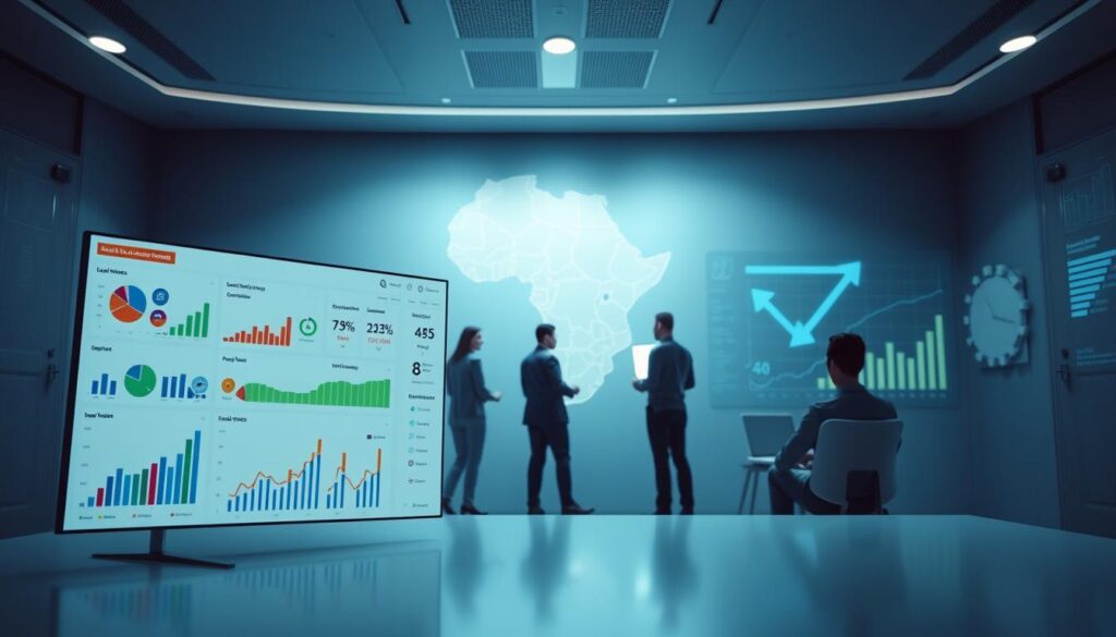A modern and immersive real-time drywall leads system by MegaLeads. In the foreground, a sleek dashboard with live lead analytics, lead scoring, and lead nurturing tools. In the middle ground, a team of sales representatives collaborating and managing incoming leads. In the background, a stylized map of South Africa, highlighting regional lead trends and insights. Lighting is soft and diffused, creating a professional and data-driven atmosphere. The camera angle is slightly elevated, conveying the comprehensive nature of the system. The overall mood is one of efficiency, productivity, and growth for drywall businesses. A modern and immersive real-time drywall leads system by MegaLeads. In the foreground, a sleek dashboard with live lead analytics, lead scoring, and lead nurturing tools. In the middle ground, a team of sales representatives collaborating and managing incoming leads. In the background, a stylized map of South Africa, highlighting regional lead trends and insights. Lighting is soft and diffused, creating a professional and data-driven atmosphere. The camera angle is slightly elevated, conveying the comprehensive nature of the system. The overall mood is one of efficiency, productivity, and growth for drywall businesses.