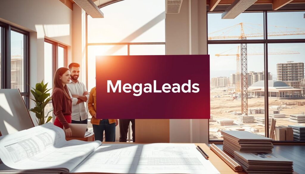 A thriving drywall business in South Africa, showcased in a sun-drenched office space. The foreground features a team of confident, hardworking professionals discussing growth strategies, surrounded by architectural plans and construction materials. In the middle ground, a prominent display showcases the "MegaLeads" brand, highlighting its role in driving the company's success. The background reveals a bustling construction site, where new projects are underway, symbolizing the expanding opportunities enabled by MegaLeads' premium targeted leads. The overall scene conveys a sense of momentum, professionalism, and the positive impact of MegaLeads on drywall businesses in South Africa. A thriving drywall business in South Africa, showcased in a sun-drenched office space. The foreground features a team of confident, hardworking professionals discussing growth strategies, surrounded by architectural plans and construction materials. In the middle ground, a prominent display showcases the "MegaLeads" brand, highlighting its role in driving the company's success. The background reveals a bustling construction site, where new projects are underway, symbolizing the expanding opportunities enabled by MegaLeads' premium targeted leads. The overall scene conveys a sense of momentum, professionalism, and the positive impact of MegaLeads on drywall businesses in South Africa.