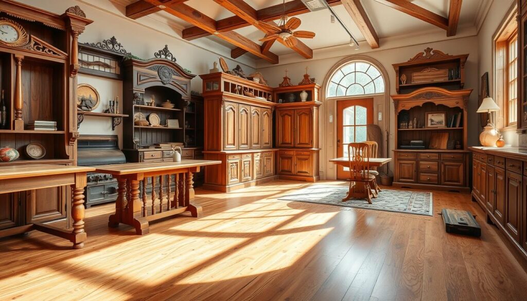 Residential carpentry leads showcasing a variety of woodworking projects, including a finely crafted wooden table, intricate cabinetry, and a sleek hardwood floor. The scene is bathed in warm, natural lighting, captured through a wide-angle lens that emphasizes the skilled craftsmanship and attention to detail. In the foreground, a MegaLeads logo subtly highlights the company's expertise in providing premium, targeted carpenter pay-per-leads to help grow businesses in South Africa. The overall atmosphere conveys a sense of quality, professionalism, and the pride associated with exceptional carpentry work.